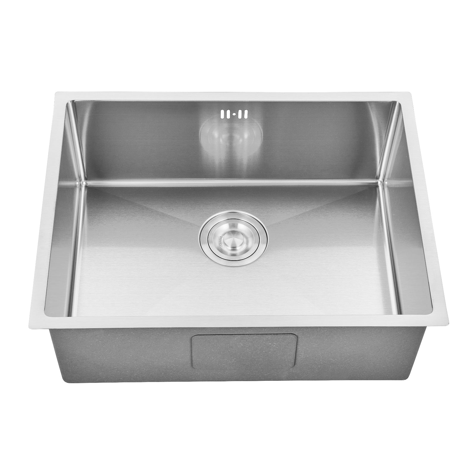 600/460 1.2mm Handmade Top/Undermount Single Bowl Kitchen Sink Stainless Steel