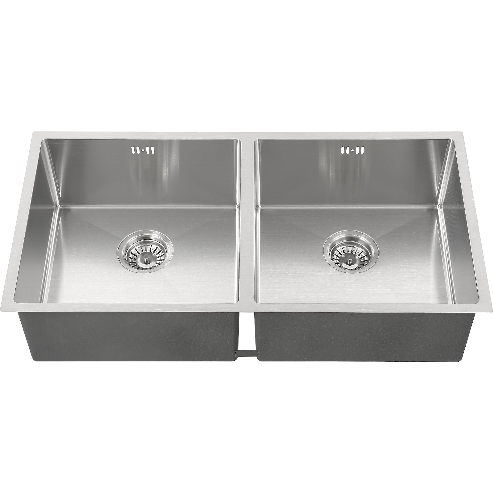 760/440 UD Double Bowl 1.2mm Handmade Top/Undermount  Stainless Steel Kitchen Sink