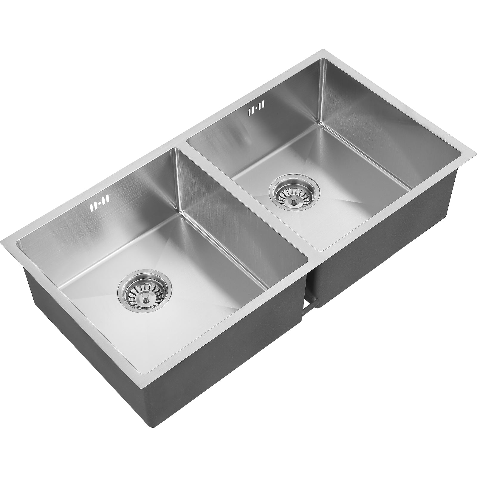 760/440 UD Double Bowl 1.2mm Handmade Top/Undermount  Stainless Steel Kitchen Sink