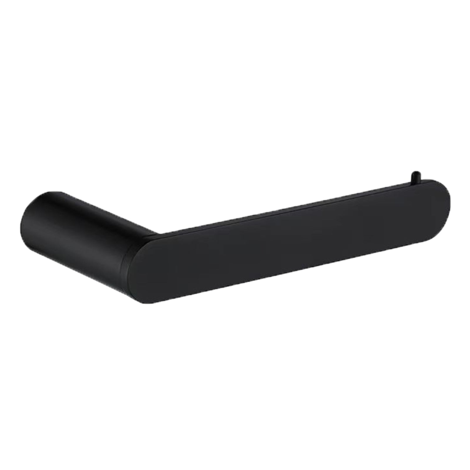 Oval Matt black Towel holder 91807