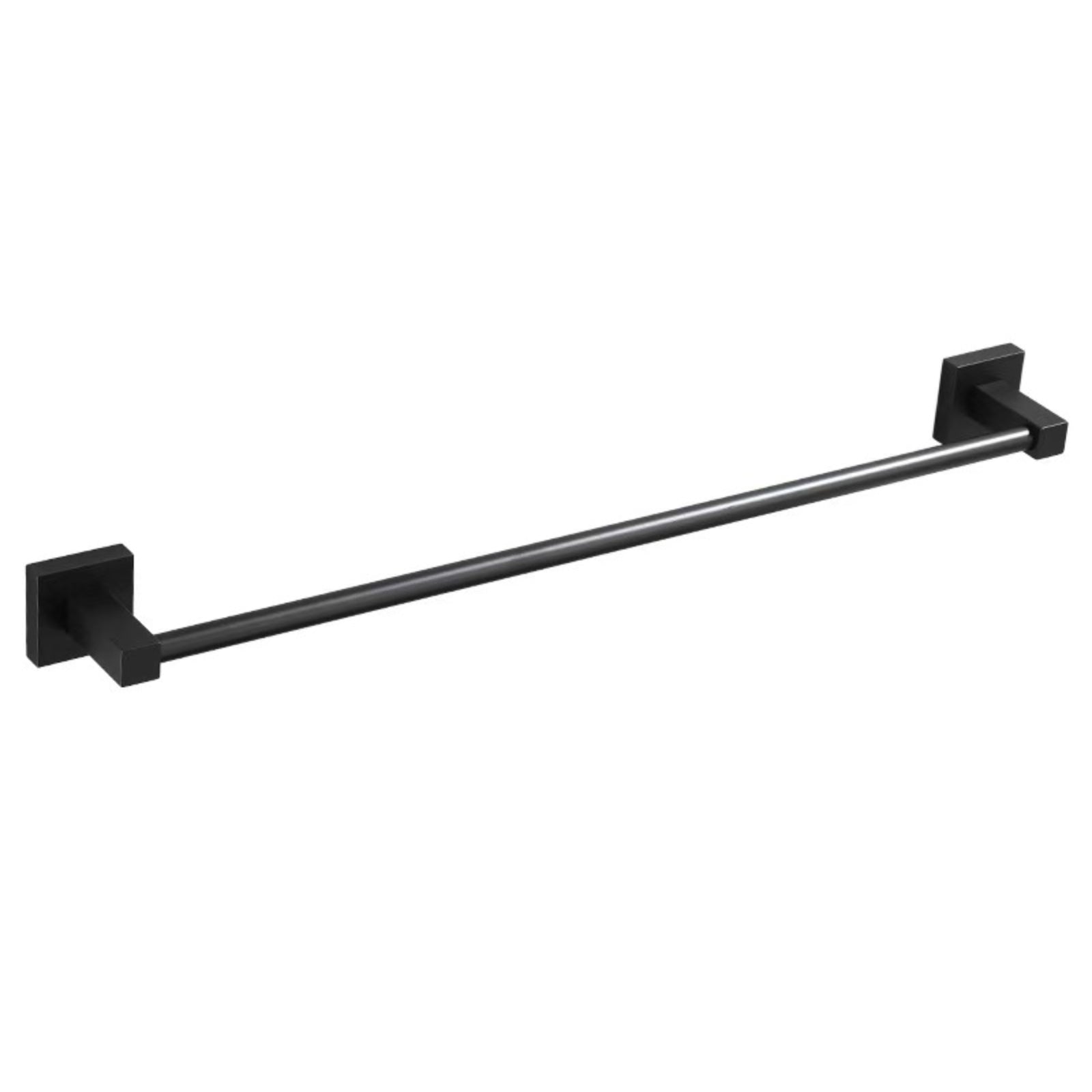 Matte Black Single Towel Rail 81109