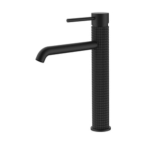 Round Matt Black Tall Basin Mixer 81H80T